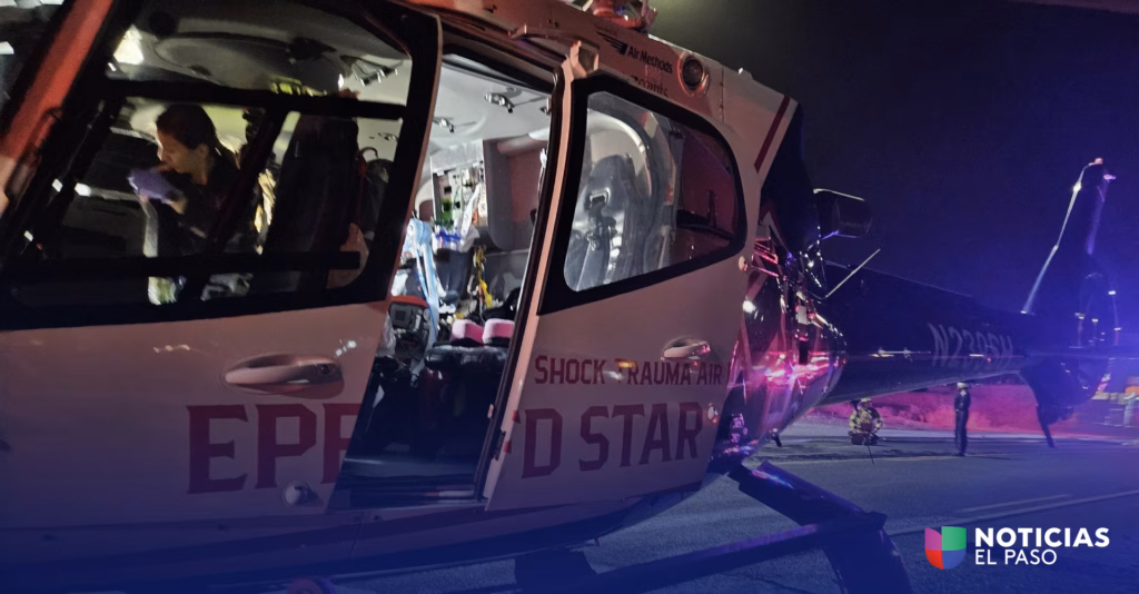 Accidente grave en Sunland Park deja a una persona herida