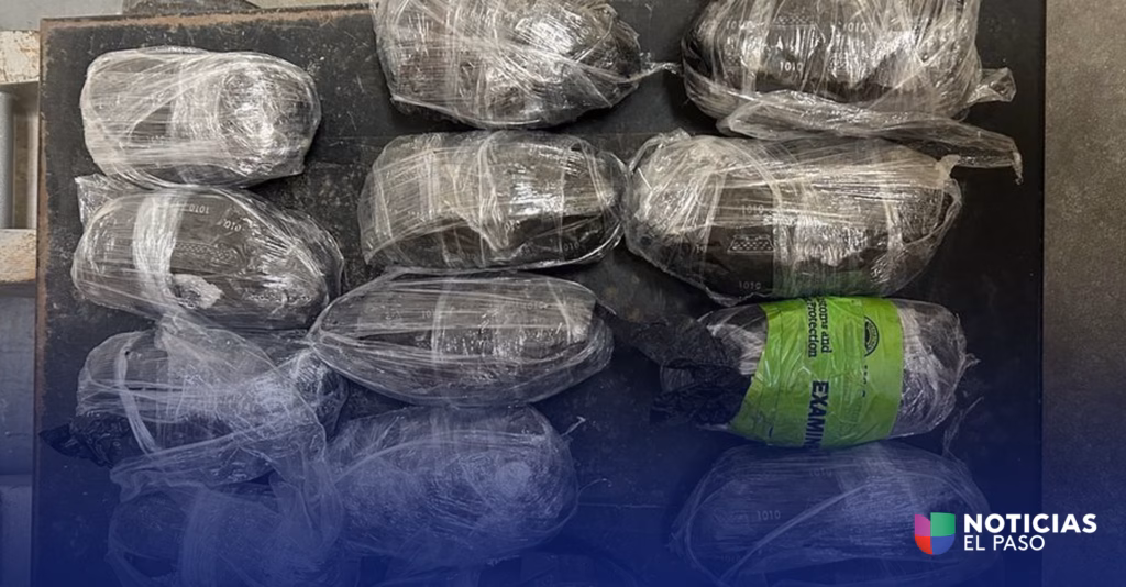 CBP Incauta metanfetamina y fentanilo en El Paso; arrestan a conductor