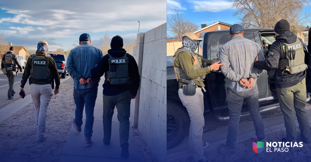 Agentes de ICE arrestaron a 48 migrantes indocumentados, 20 de ellos tenian cargos criminales en Albuquerque