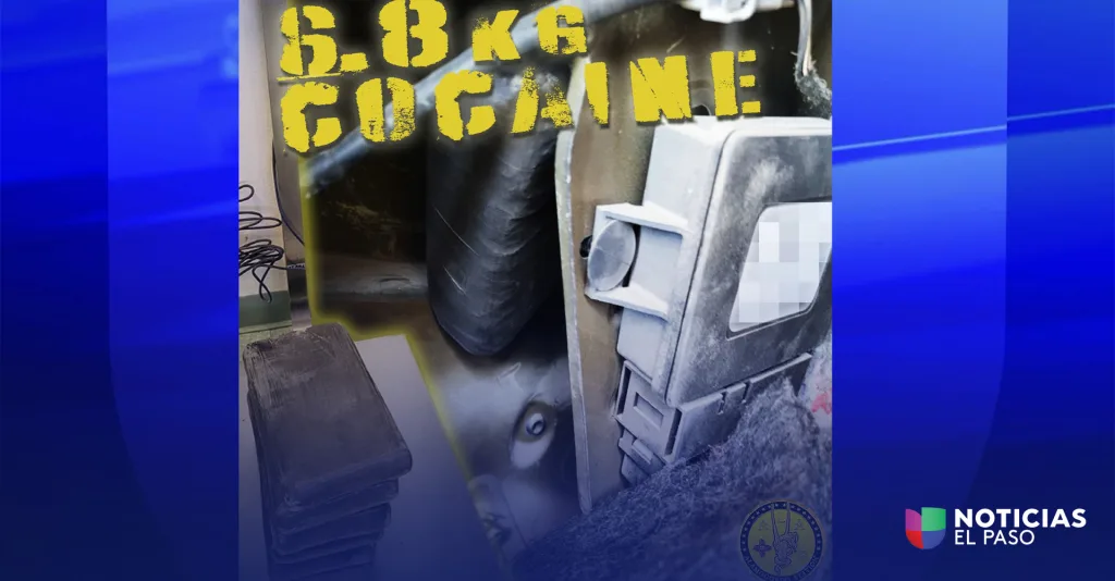 Patrulla Fronteriza incauta 6.8kg de cocaína en Alamogordo