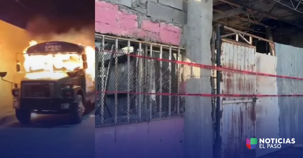 Se incendio rutera y un restaurante por la madrugada en Ciudad Juárez por la madrugada