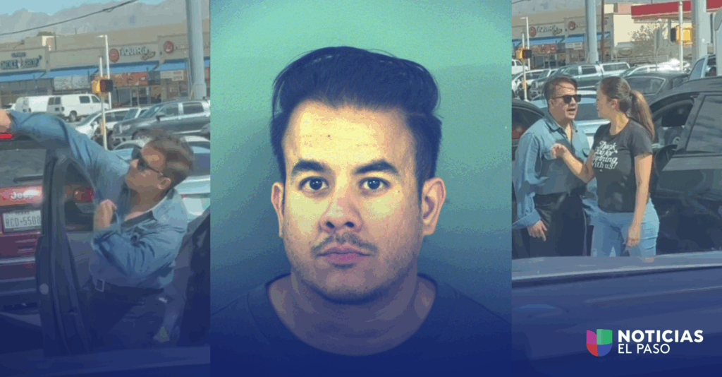 Arrestan a comediante de El Paso tras video viral de agresión en incidente de furia al volante