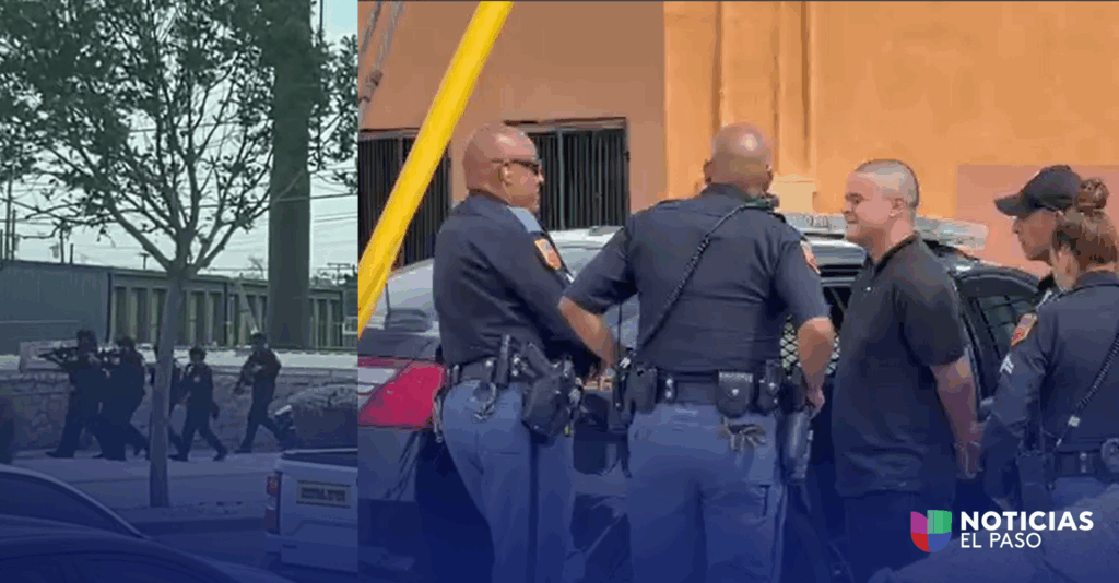 Detienen al menos a una persona durante intenso operativo policial en un negocio de El Paso