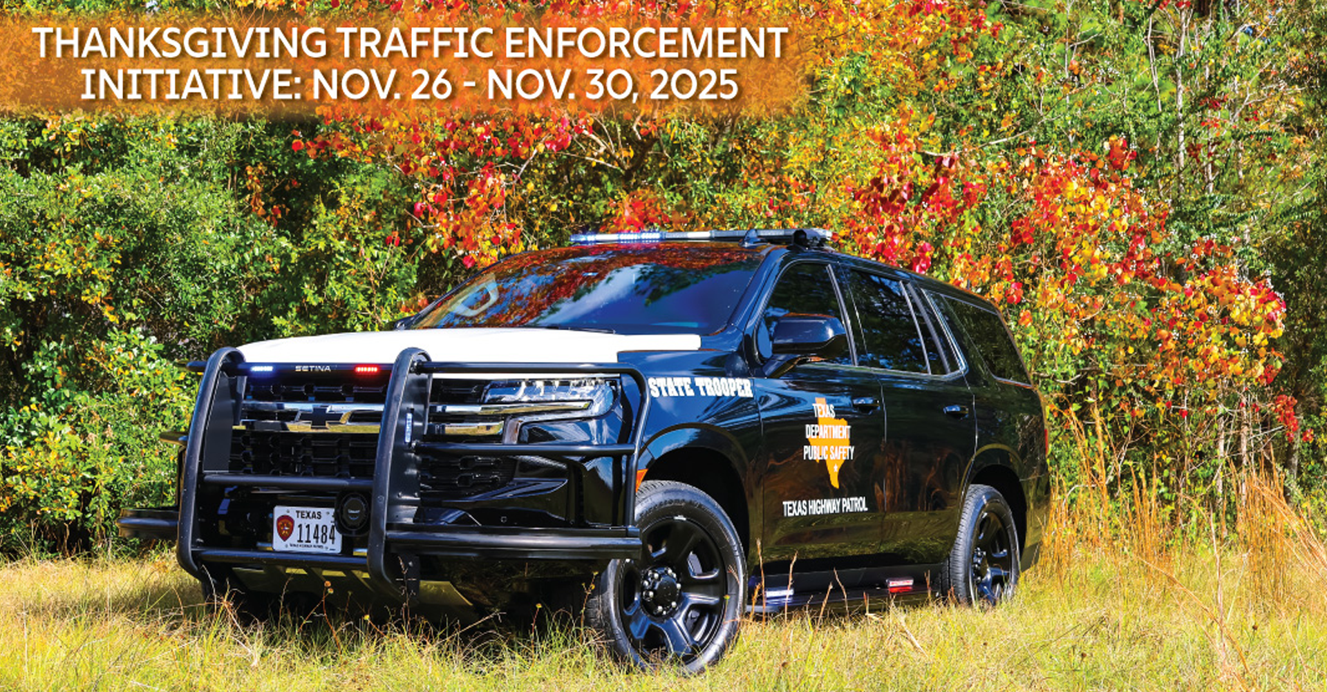 Intensificación de Seguridad del DPS para un Día de Acción de Gracias Seguro en Texas