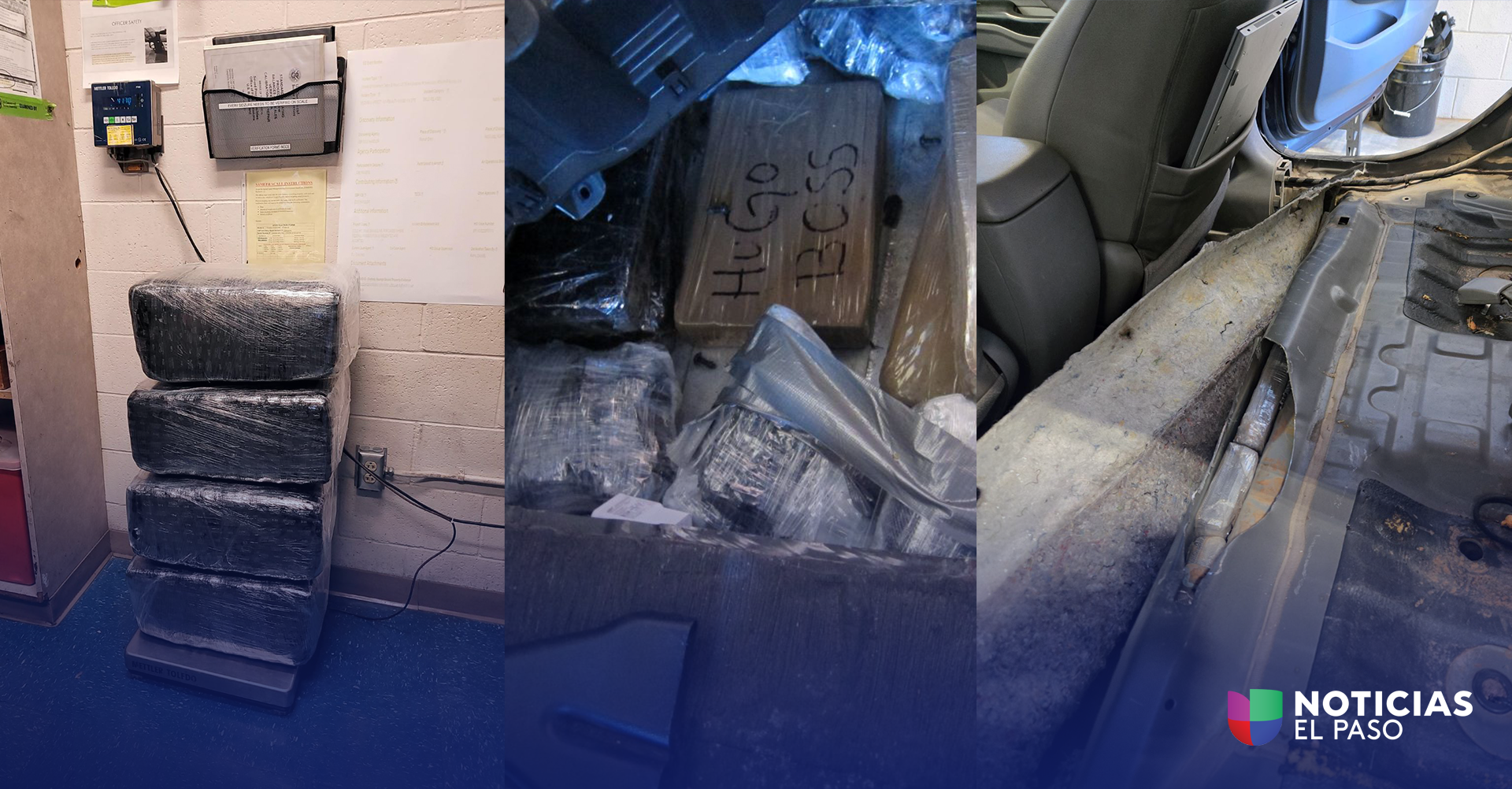 Incautaciones de Drogas en El Paso: CBP Confisca 263 Kilos de Narcóticos en un Solo Semana