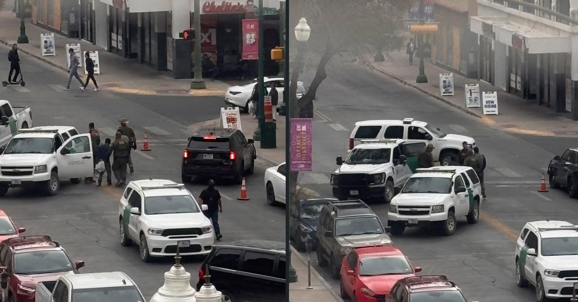 Migrantes en El Paso: Patrulla Fronteriza Intercepta Camioneta de Contrabando