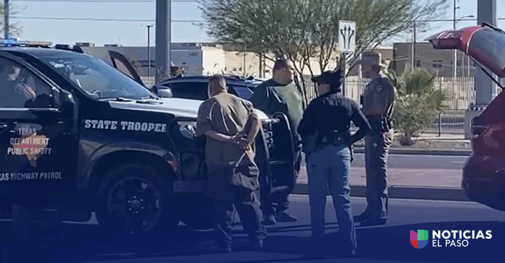 Hombre es arrestado tras persecución en vehículo robado por DPS y Policía de El Paso