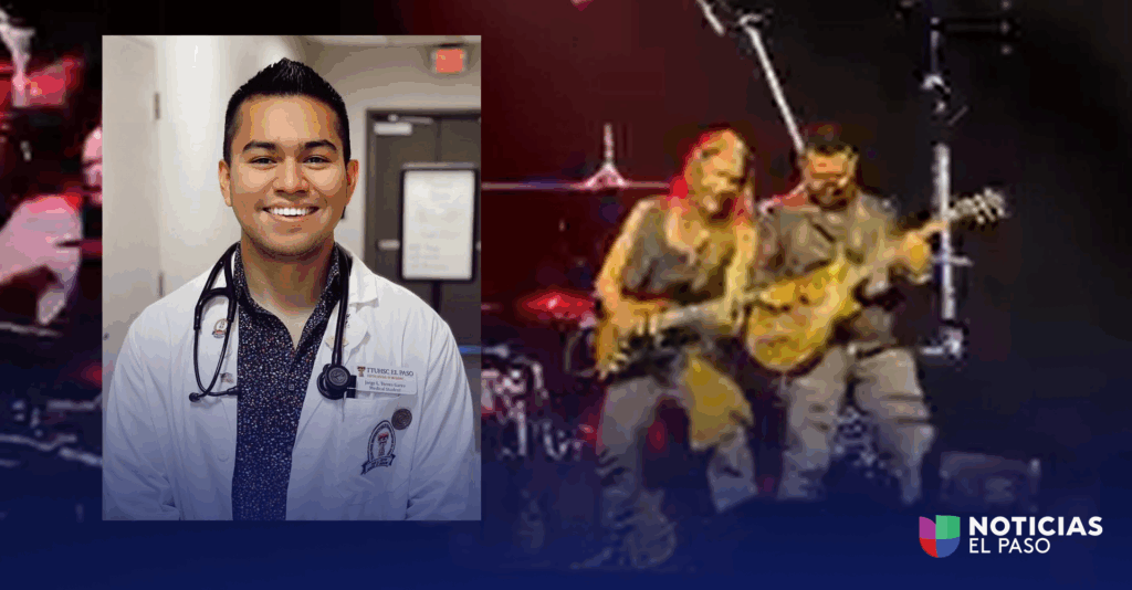 Estudiante de medicina de El Paso sube al escenario con Maná en Dallas