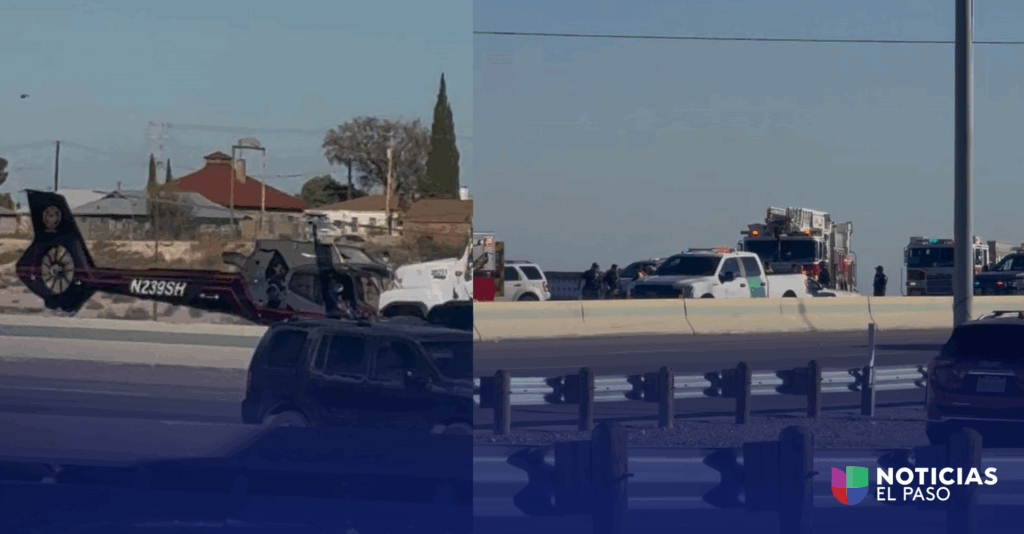 Accidente múltiple en la US-54 deja siete heridos; uno fue transportado en helicóptero