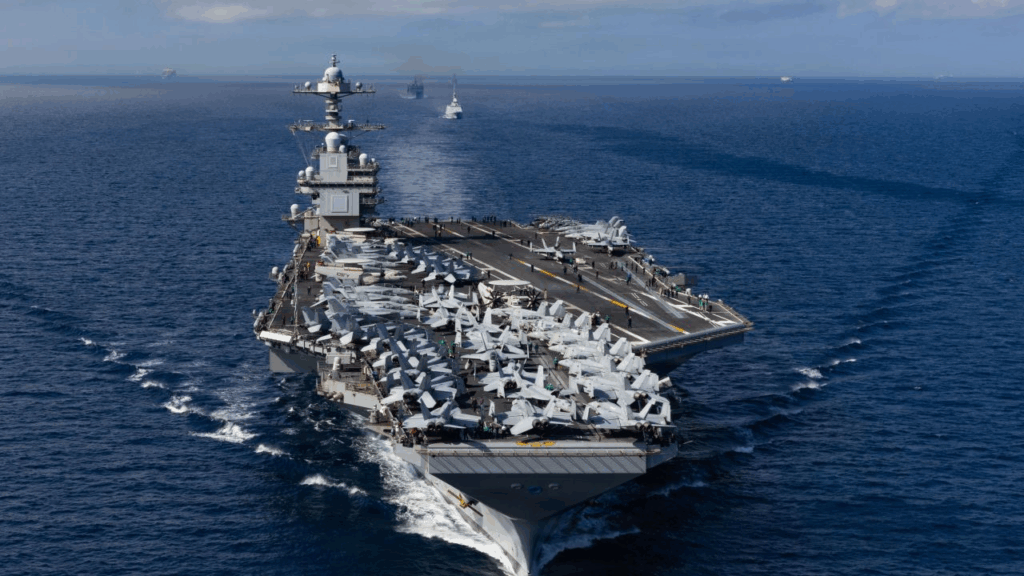 Uss Gerald R. Ford Refuerza La Presencia Militar De Ee.uu. En América Latina Amid Tensions With Venezuela - Noticias Notivalle