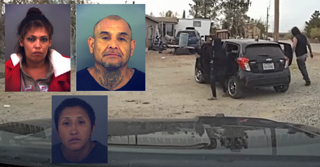 Arrestan a un fugitivo y dos más tras persecución en San Elizario