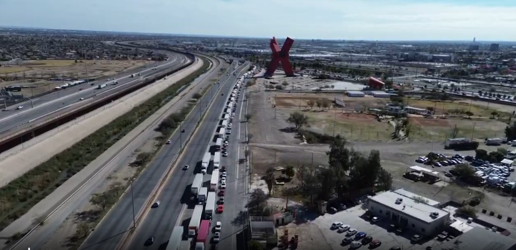 Bloqueos en Chihuahua paralizan comercio con EE.UU. mientras agricultores rechazan Ley de Aguas