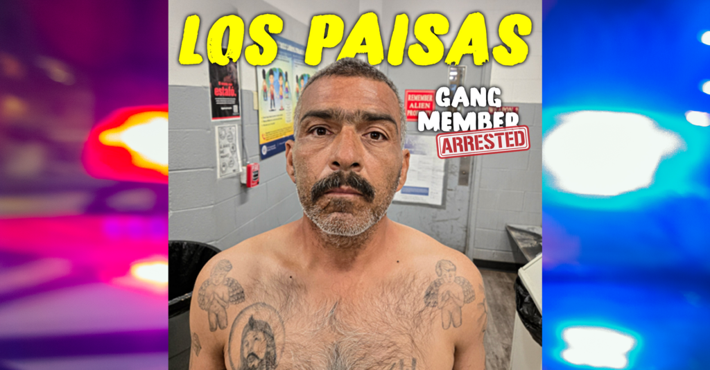 Arrestan en El Paso a miembro de “Los Paisas” convicto por diferentes crimenes