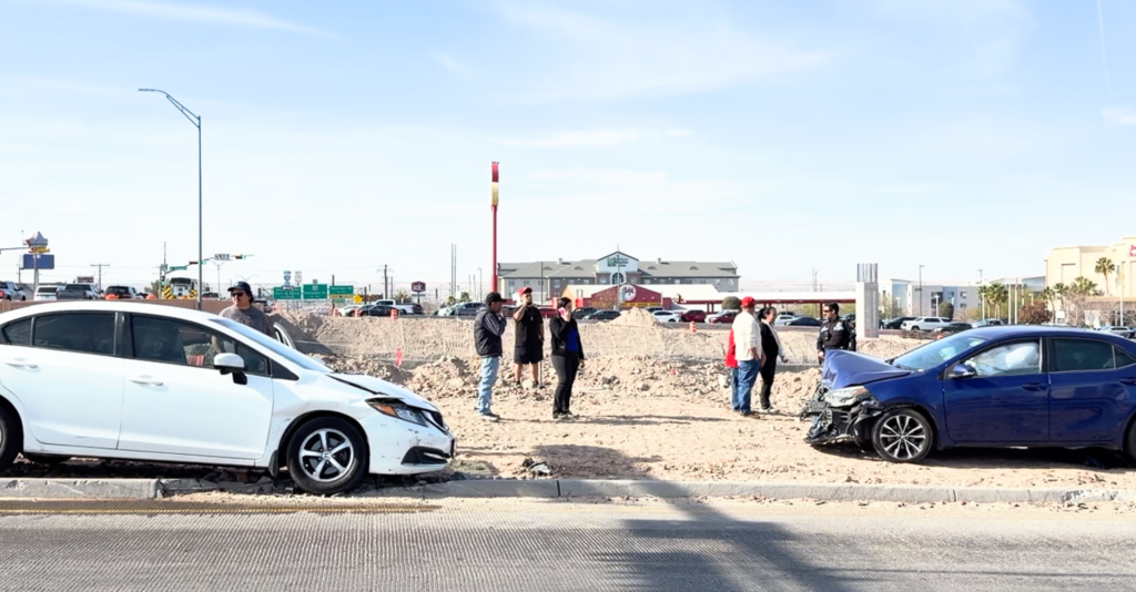 Choques simultáneos provocan congestión de tráfico en varias zonas de El Paso