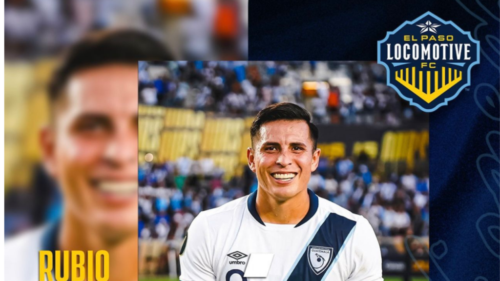 El Paso Locomotive FC anuncia la bienvenida del delantero Rubio Rubín al equipo