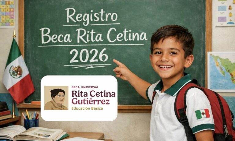 Beca Rita Cetina: ¿Quiénes deben registrarse en enero 2026 para primaria?