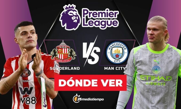 Sunderland vs. Manchester City: Horarios y dónde ver EN VIVO el partido de la Premier League