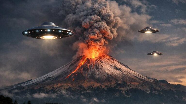 Ovnis sobre el Popocatépetl: Extraños objetos luminosos captados en el cielo