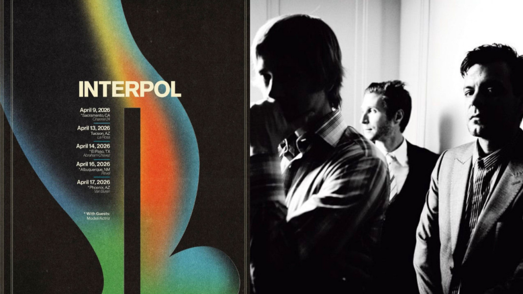 Interpol trae su gira 2026 a El Paso: preventa inicia el jueves
