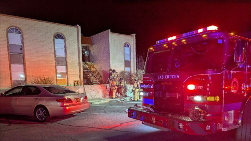 Incendio daña apartamento en el sur de Las Cruces