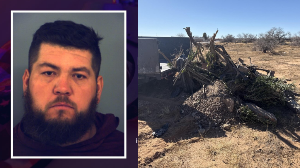 Hombre arrestado por tirar escombro ilegalmente en Montana Vista