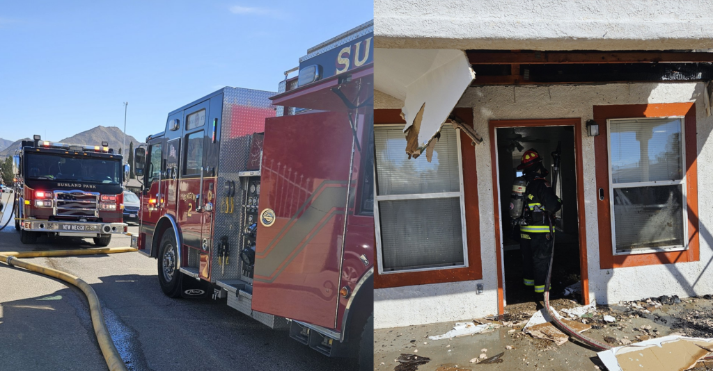 El Departamento De Bomberos De Sunland Park Respondieron A Un Incendio ...