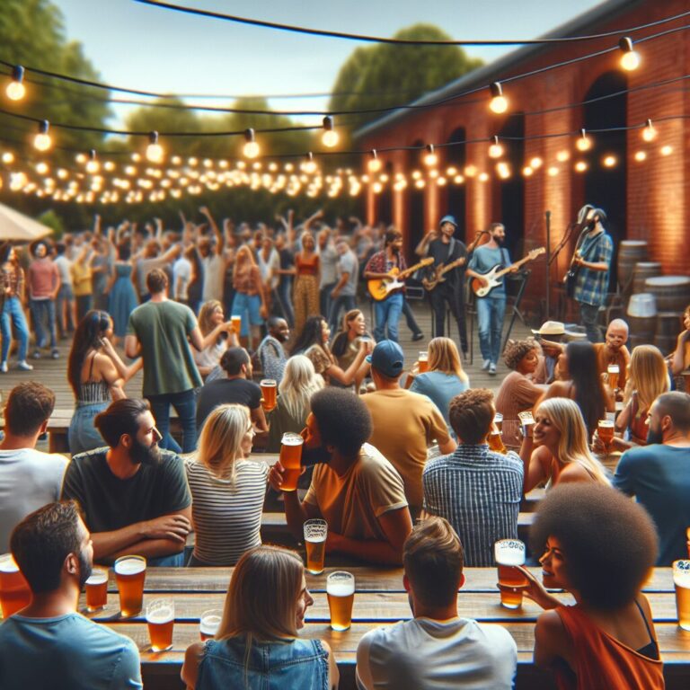 Dustin De La Garza en The Yard Patio Beer Garden