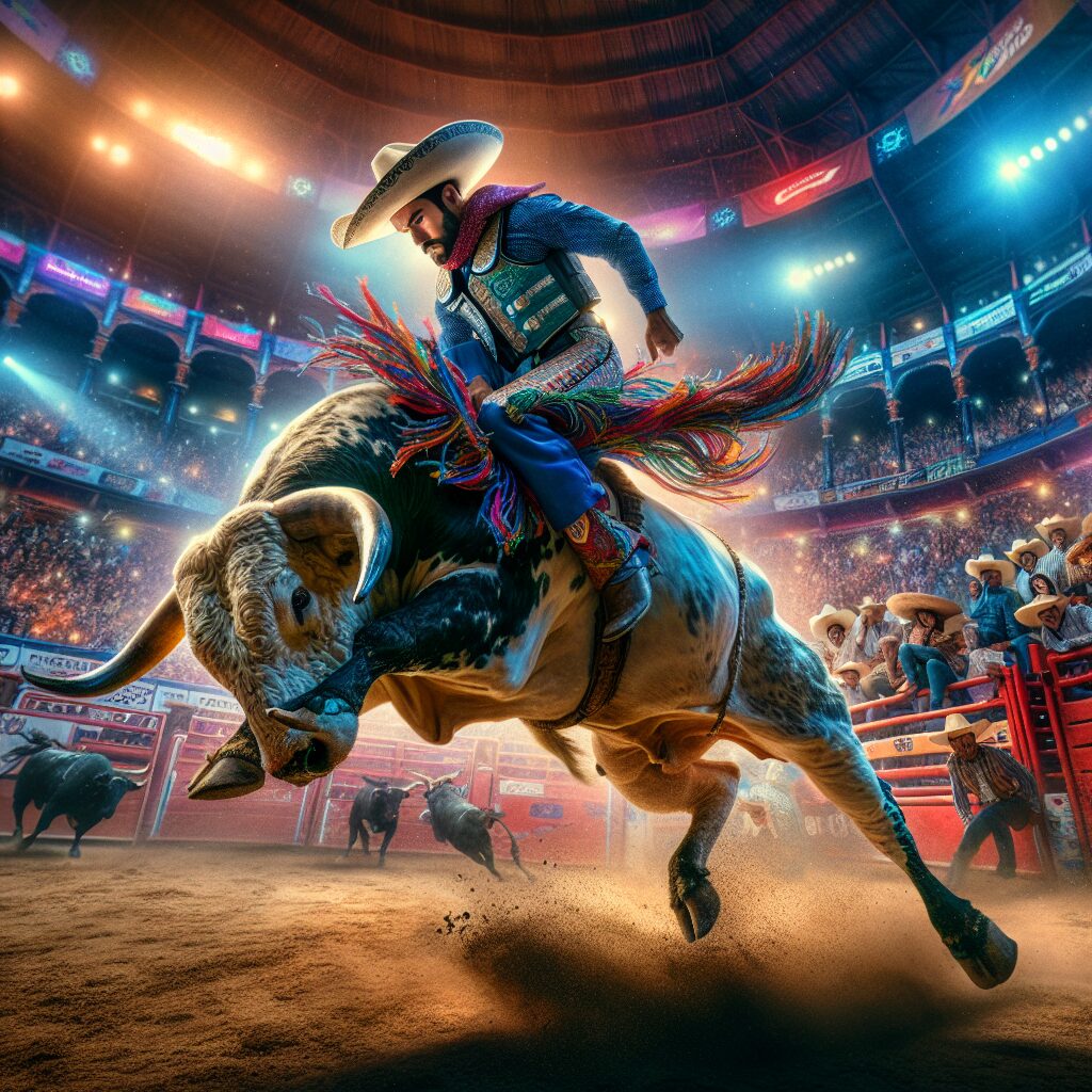 Espectacular de Monta de Toros Casa Ford Tuff Hedeman