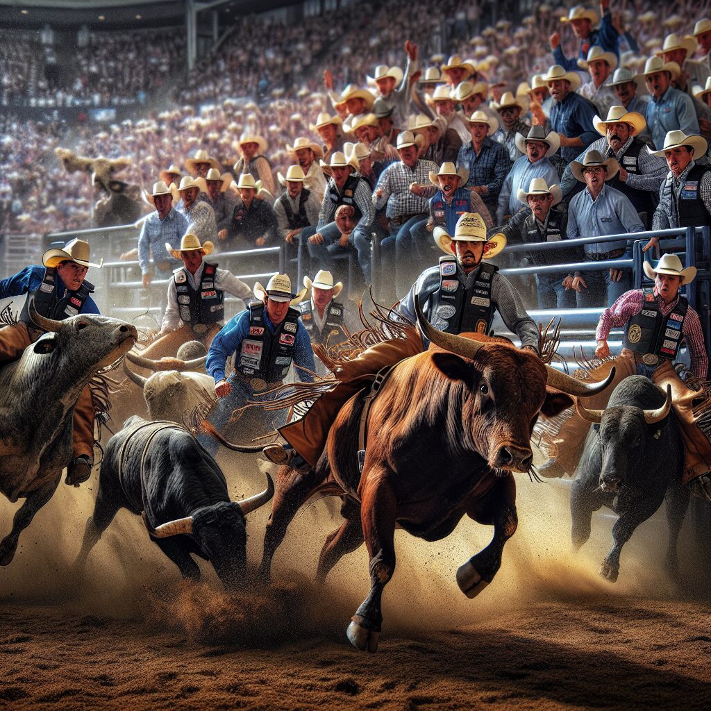 Espectacular Monta de Toros de Casa Ford con Tuff Hedeman