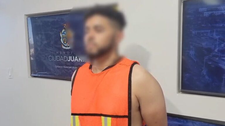 Policía Municipal de Ciudad Juárez detiene a sospechoso por tentativa de feminicidio tras ataque con arma blanca