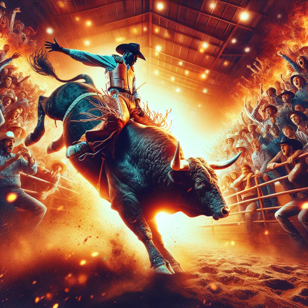 Espectacular Concurso de Monta de Toros Casa Ford Tuff Hedeman