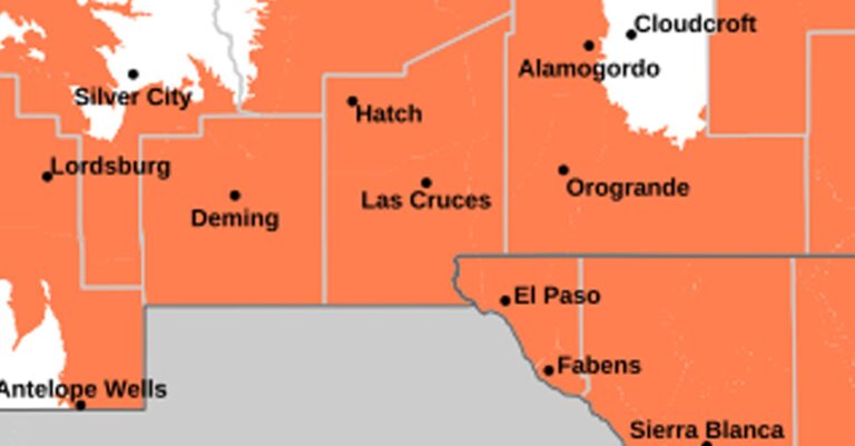 El Paso bajo alerta por calor extremo: autoridades activan centros de enfriamiento ante 108°F