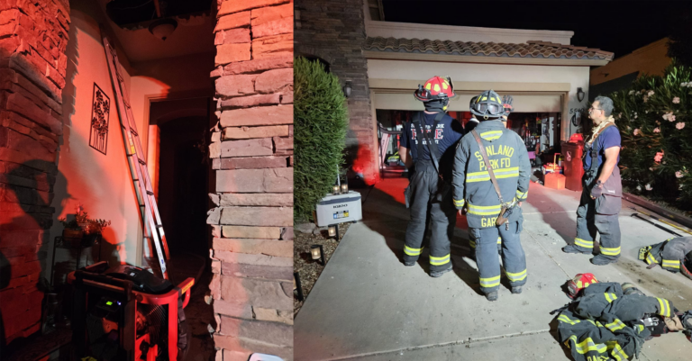 Controlan incendio en ático en Sunland Park; autoridades confirman que no hubo heridos