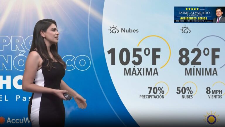 El Paso y Ciudad Juárez enfrentan una mezcla de altas temperaturas y lluvias aisladas