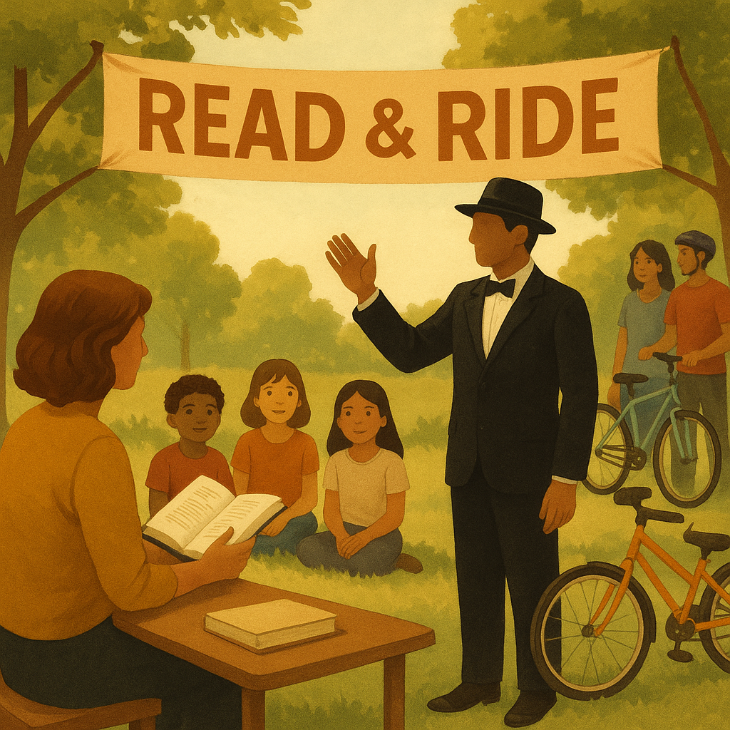 Read & Ride con el autor de The Traveling Tuxedo