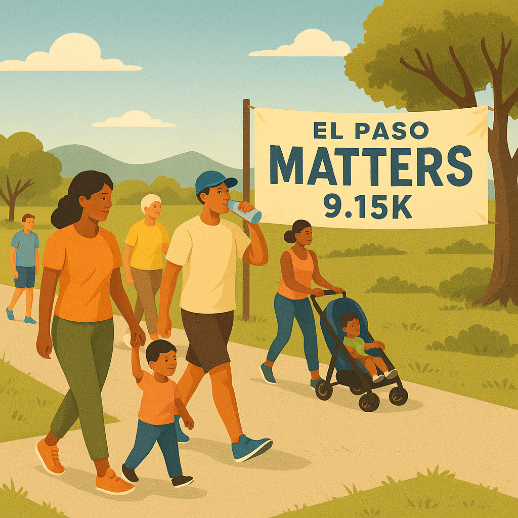 Caminata comunitaria: El Paso Matters 9.15K y Family Fun Walk