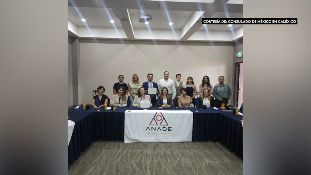 Consulado de México en Calexico fortalece capacitación sobre derecho familiar internacional