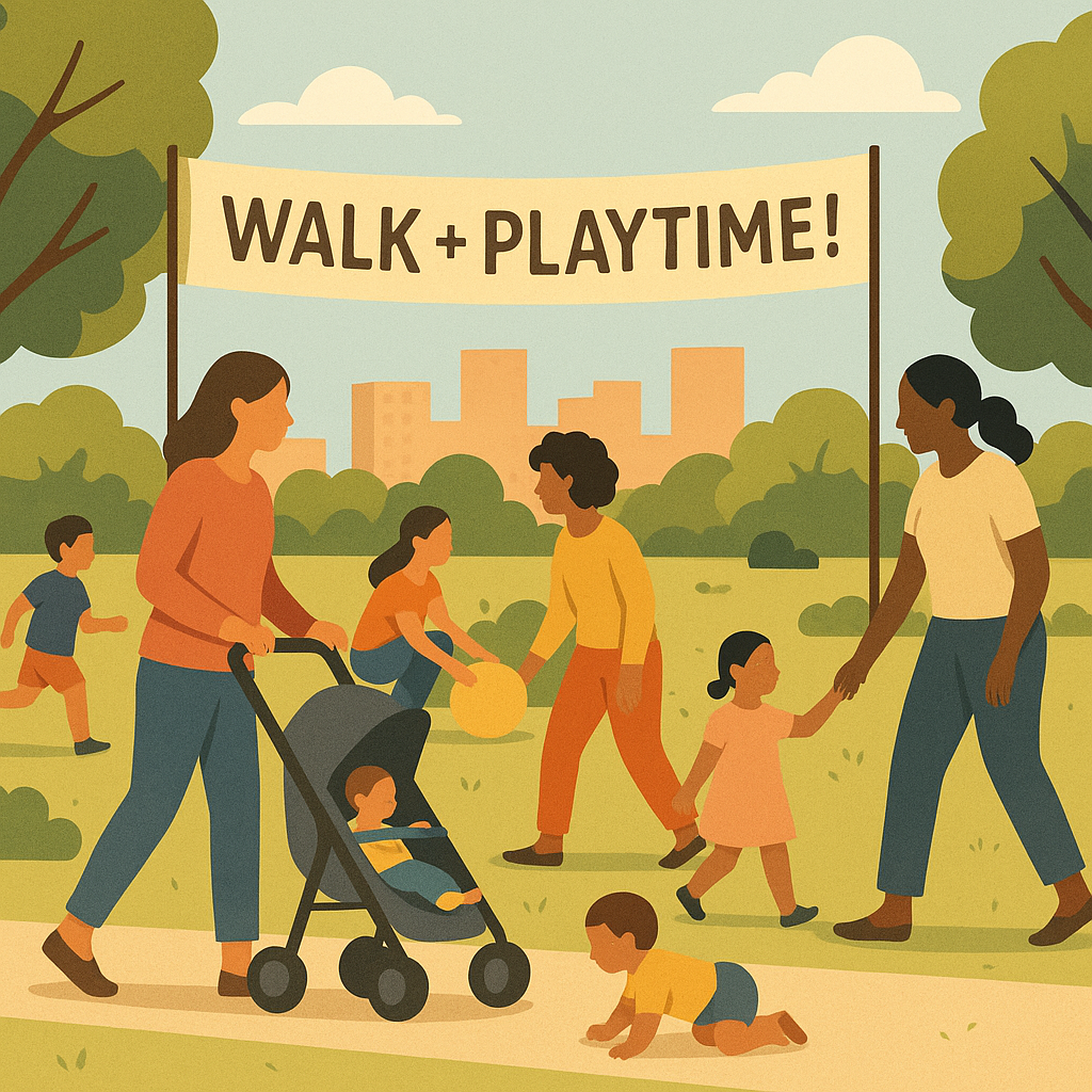 Mom Walk + Playtime!