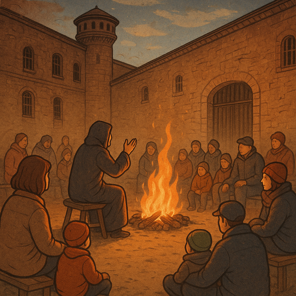 Ghost Stories by the Campfire in the Old Prison Yard