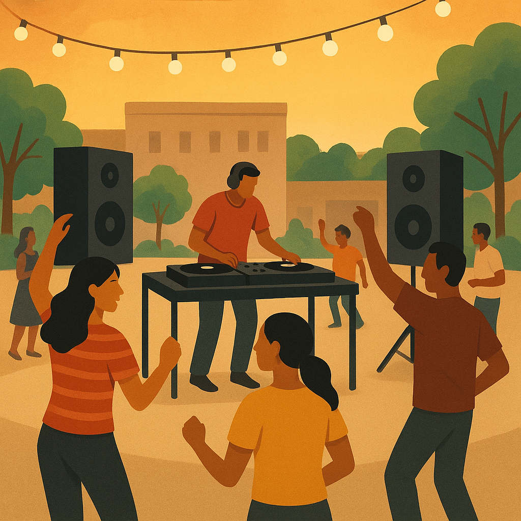 Party on the Plaza: Noche de DJ