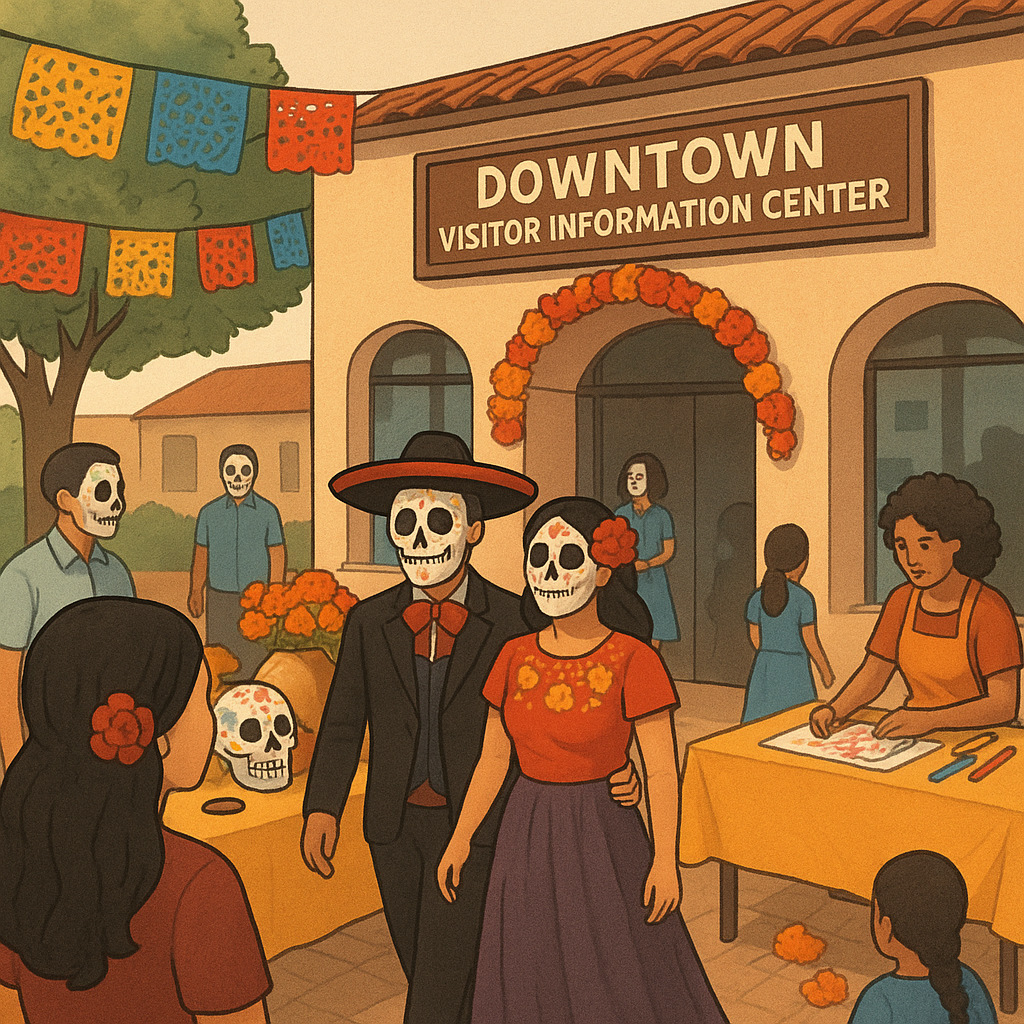Día de los Muertos en el Downtown Visitor Information Center