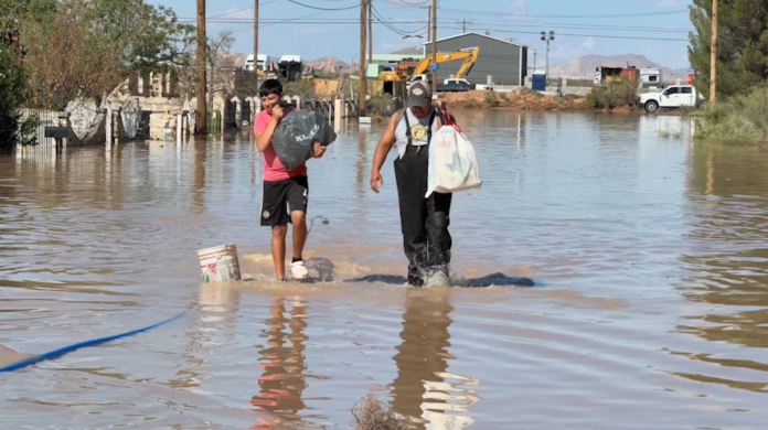 Habilitan puesto de mando con suministros y servicios para afectados por las inundaciones