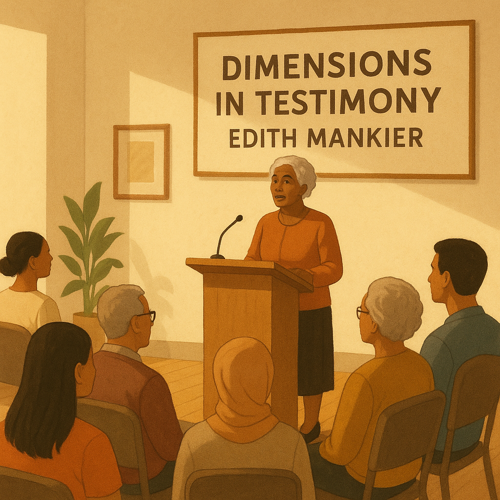 Dimensions in Testimony: Edith Mankier